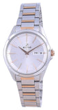 Westar Silver Dial Two Tone Stainless Steel Quartz 40212 SPN 607 Women's Watch