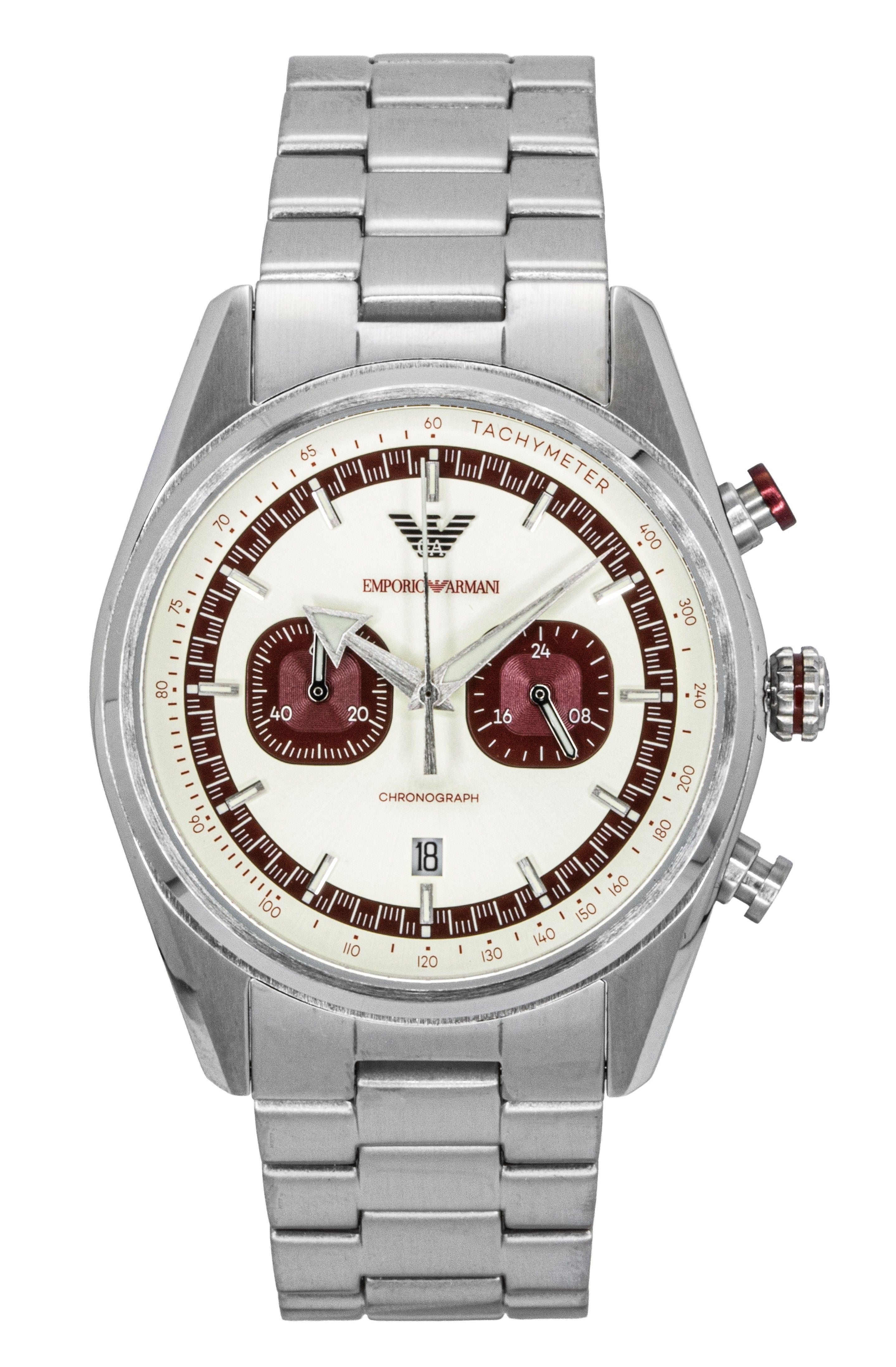 Emporio Armani Chronograph Stainless Steel Multicolor Dial Quartz AR11645 Men's Watch