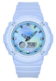 Casio Baby-G Analog Digital Resin Strap Blue Dial Quartz BGA-280TD-2A 100M Women's Watch