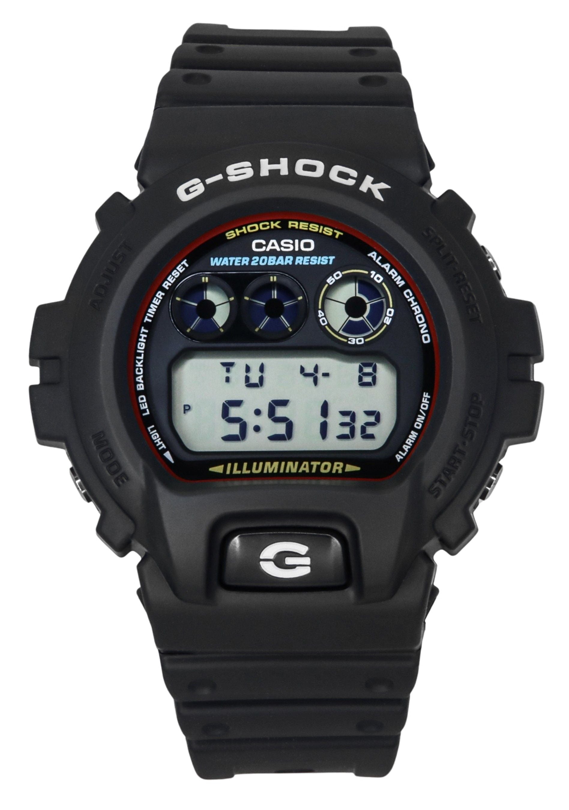 Casio G-Shock Digital Bio-Based Resin Quartz DW-6900RL-1 200M Men's Watch