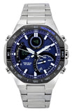 Casio Edifice Analog Digital Mobile Link Blue Dial Tough Solar ECB-950DB-2A 100M Men's Watch