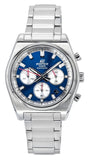 Casio Edifice Analog Chronograph Stainless Steel Blue Dial Quartz EFB-730D-2AV 100M Men's Watch