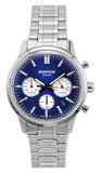 Casio Edifice Analog Chronograph Stainless Steel Blue Dial Quartz EFR-575D-2A 100M Men's Watch