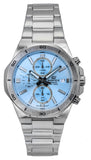 Casio Edifice Standard Chronograph Analog Stainless Steel Blue Dial Quartz EFV-640D-2BV 100M Men's Watch