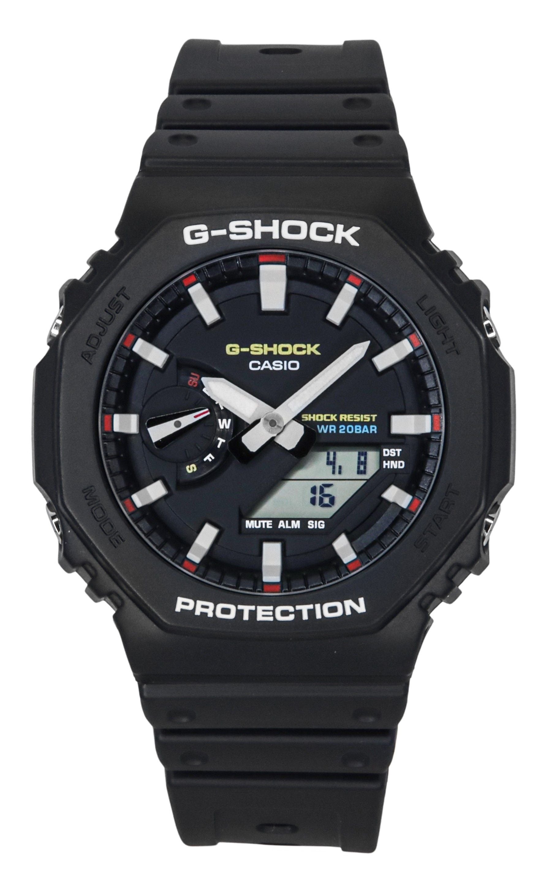 Casio G-Shock Analog Digital Bio-Based Resin Strap Black Dial Quartz GA-2100RL-1A 200M Men's Watch