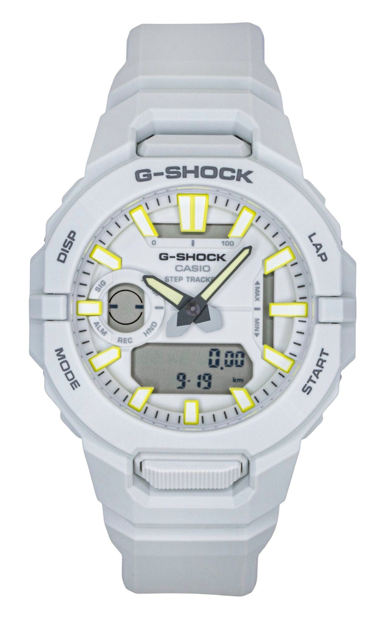 Casio G-Shock G-Squad Analog Digital Smartphone Link Resin Strap White Dial Quartz GBA-950-7A 200M Men's Watch