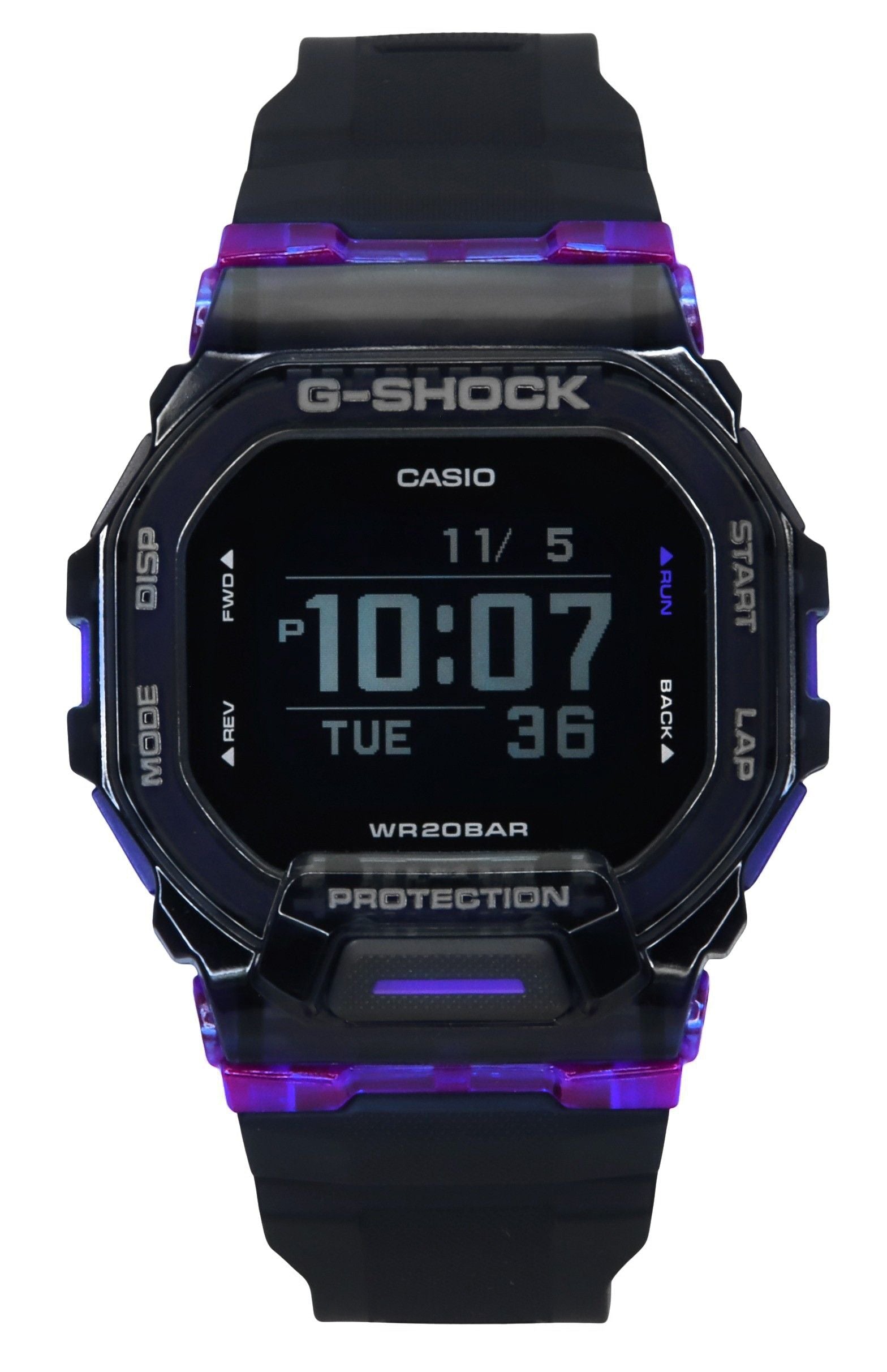 Casio G-Shock G-Squad Digital Smartphone Link Resin Strap Quartz GBD-200SM-1A6 200M Men's Watch