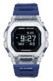 Casio G-Shock G-Lide Digital Smartphone Link Blue Resin Strap Quartz GBX-100S-2 200M Unisex Watch