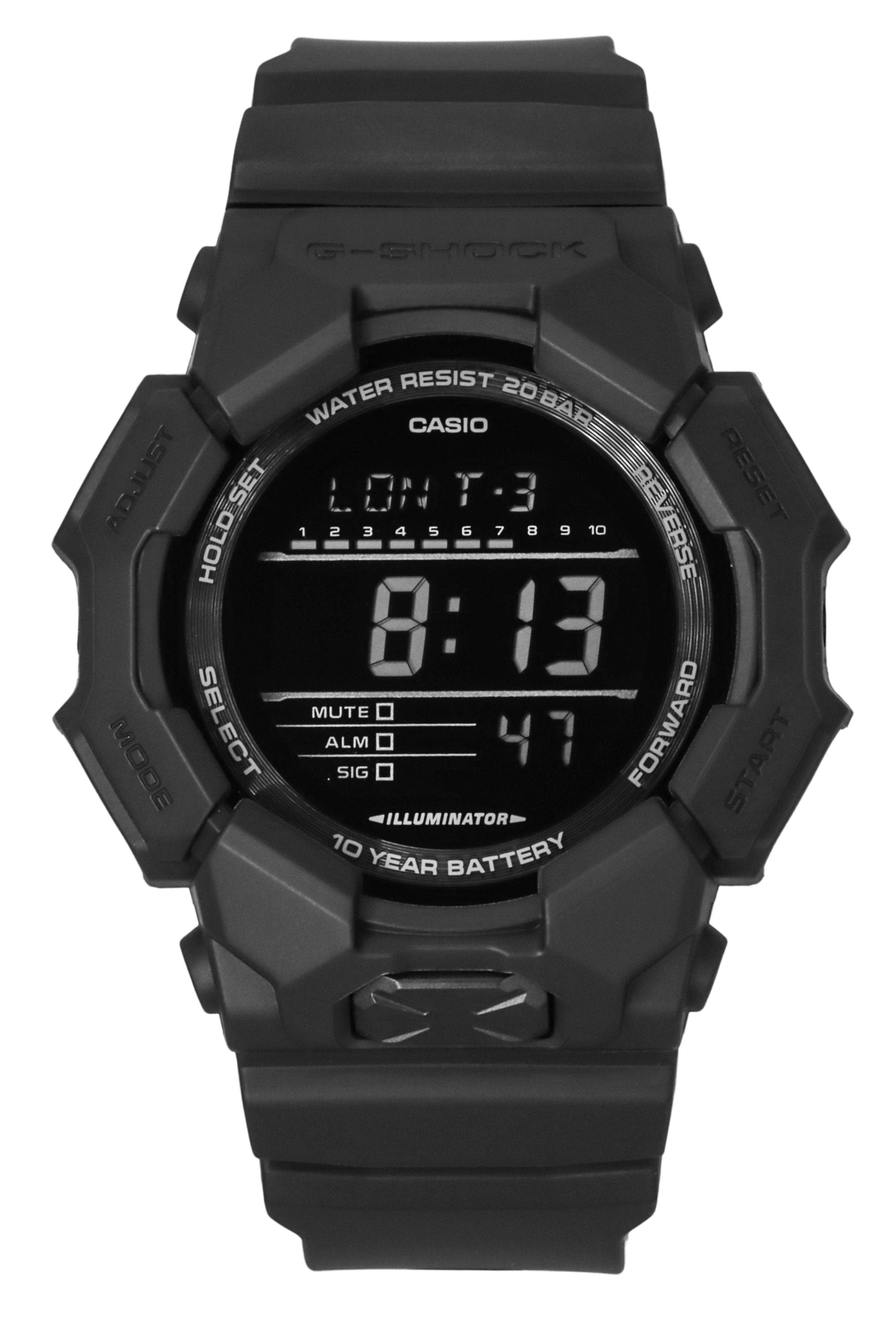 Casio G-Shock Digital Bio-Based Resin Strap Quartz GD-010-1A1 200M Men's Watch