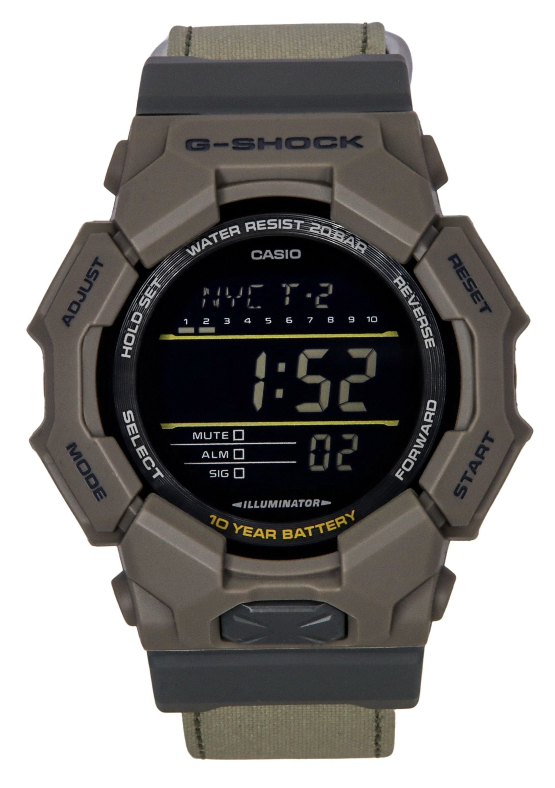 Casio G-Shock Digital Cloth Strap Quartz GD-010CE-5 200M Men's Watch