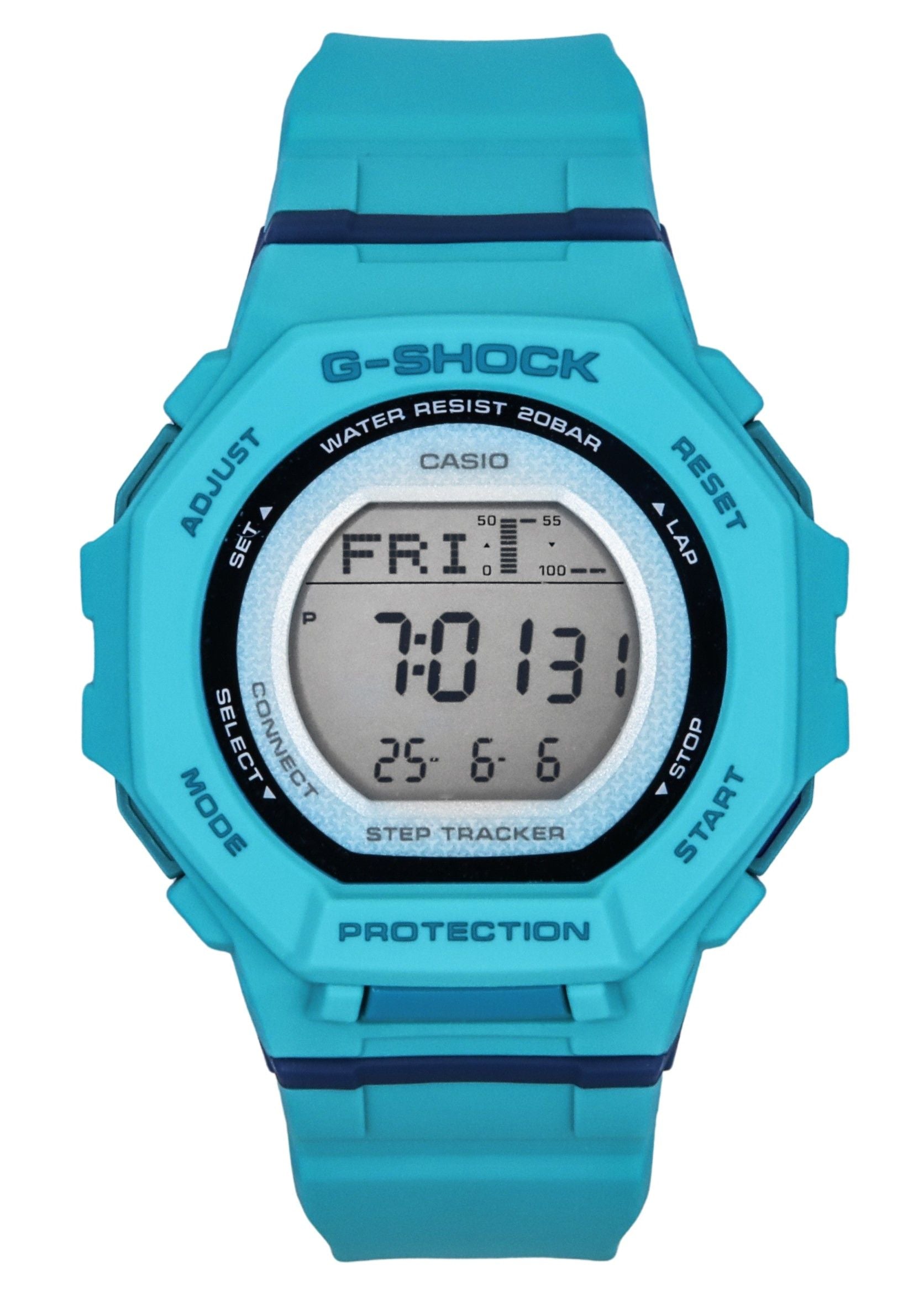 Casio G-Shock G-Squad Digital Smartphone Link Bio-Based Resin Strap Quartz GMD-B300SC-2 200M Women's Watch