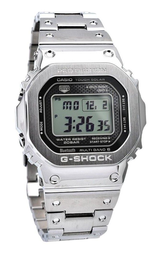 Casio G-Shock Digital Smartphone Link Full Metal Tough Solar GMW-B5000D-1 200M Men's Watch
