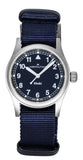 Hamilton Khaki Field Textile Strap Blue Dial Quartz H69301940 Unisex Watch