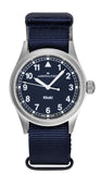 Hamilton Khaki Field Textile Strap Blue Dial Quartz H69401940 Unisex Watch