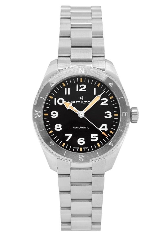 Hamilton Khaki Field Expedition Stainless Steel Black Dial Automatic H70315130 100M Men's Watch