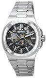 Ingersoll The Catalina Stainless Steel Skeleton Black Dial Automatic I12501 Men's Watch