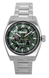 Ingersoll Vert Stainless Steel Green Skeleton Dial Automatic I14304 Men's Watch