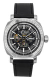 Ingersoll The Outrider Leather Strap Black Skeleton Dial Automatic I16401 Men's Watch
