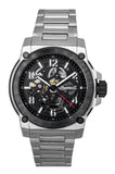 Ingersoll The Anvil Stainless Steel Black Skeleton Dial Automatic I16601 Men's Watch