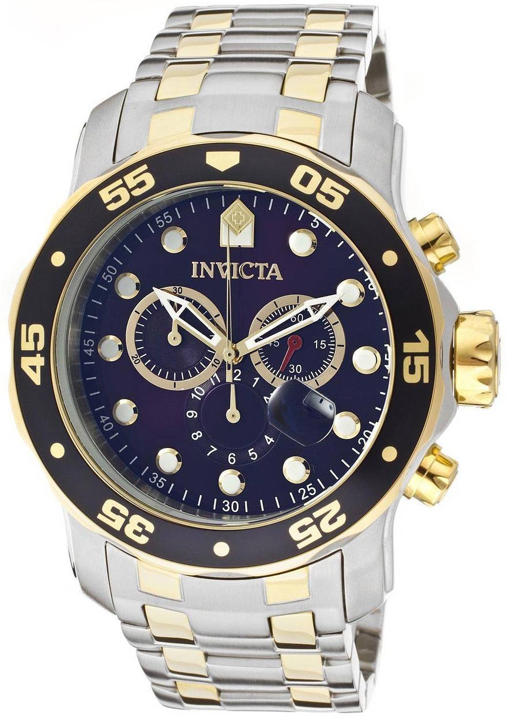Invicta Pro-Diver Chronograph Blue Dial 0077 Men's Watch