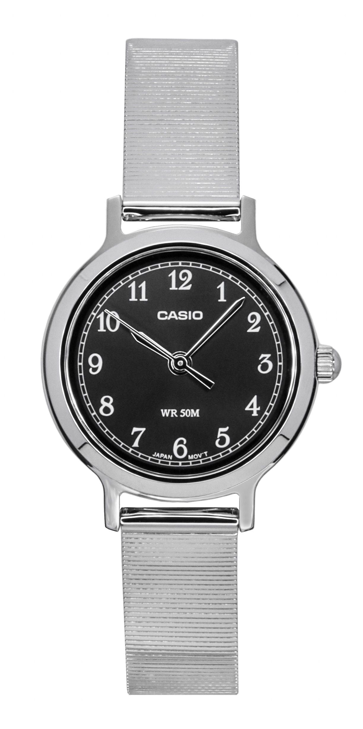 Casio Standard Analog Stainless Steel Black Dial Quartz LTP-B170D-1BV Women's Watch