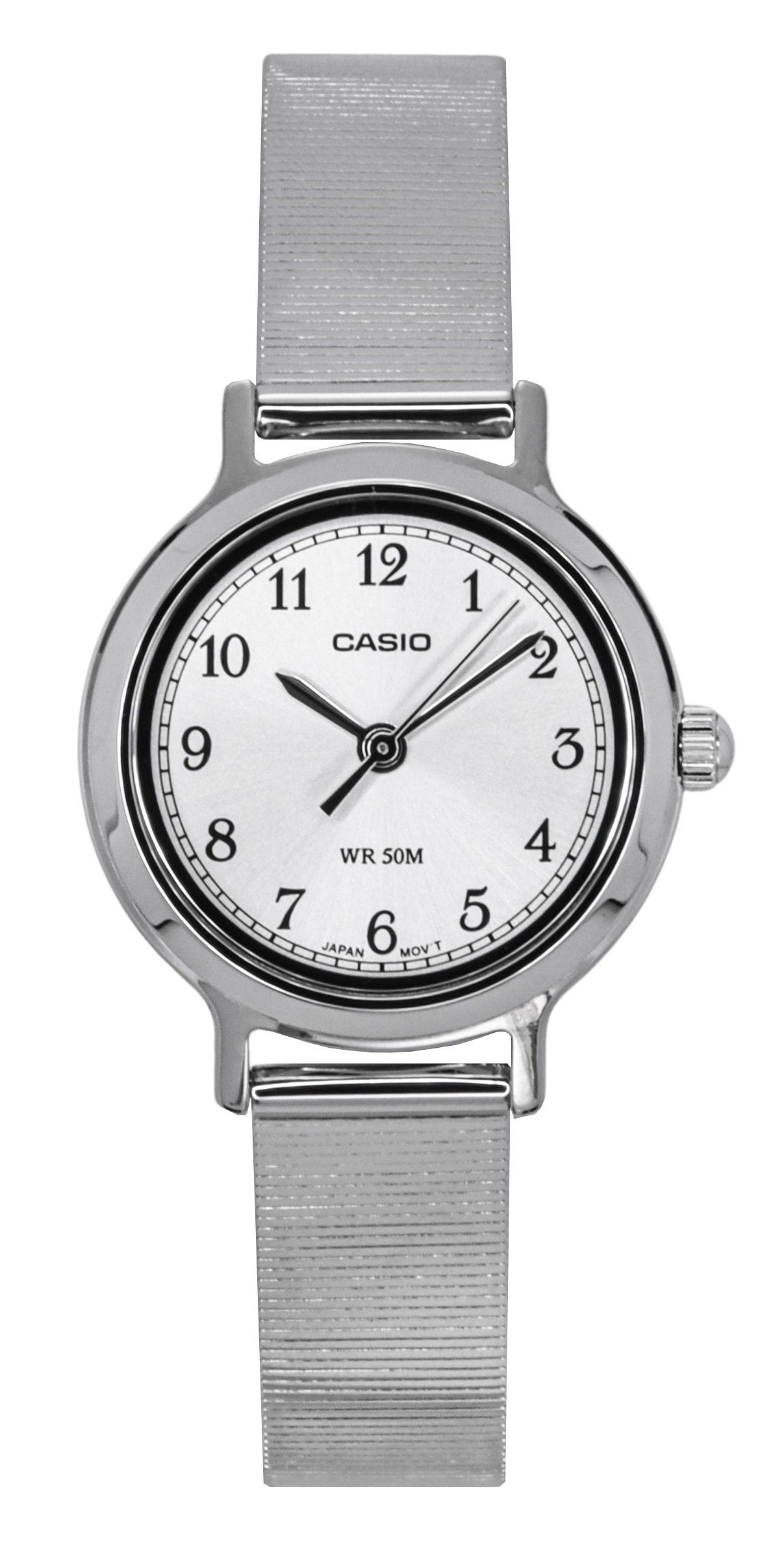 Casio Standard Analog Stainless Steel Silver Dial Quartz LTP-B170D-7BV Women's Watch