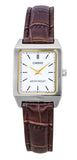 Casio Standard Analog Leather Strap White Dial Quartz LTP-V007L-7E2 Women's Watch