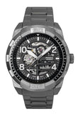 Fossil Bronson Stainless Steel Black Skeleton Dial Automatic ME3255 Men's Watch