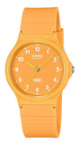 Casio POP Analog Bio Based Resin Strap Orange Dial Quartz MQ-24B-9B Unisex Watch