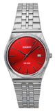 Casio Standard Analog Stainless Steel Red Dial Quartz MTP-B145D-4A2V Unisex Watch