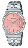 Casio Standard Analog Stainless Steel Pink Dial Quartz MTP-B145D-4AV Unisex Watch
