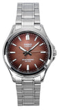 Casio Standard Analog Stainless Steel Brown Dial Solar MTS-RS100D-5A Men's Watch