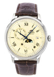 Orient Bambino Version 9 Sun And Moon Phase Champagne Dial Automatic RA-AK0803Y10B RA-AK0803Y30B Men's Watch