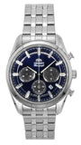 Orient Contemporary Chronograph Stainless Steel Navy Blue Dial Quartz RA-TX0303L Men's Watch