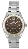 Orient Mako III Stainless Steel Brown Dial Solar Diver's RA-WJ0004Y 200M Men's Watch