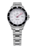 Ratio FreeDiver Sapphire Stainless Steel White Dial Quartz RTFL802 200M Women's Watch