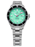 Ratio FreeDiver Sapphire Stainless Steel Green Dial Automatic RTFL835 200M Women's Watch