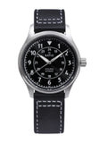 Ratio Skysurfer Pilot Black Sunray Dial Leather Automatic RTS314 200M Men's Watch