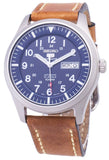 Seiko 5 Sports SNZG11K1-var-LS17 Automatic Brown Leather Strap Men's Watch