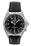 Seiko Prospex Alpinist GMT Leather Strap Black Dial Automatic SPB379J1 200M Men's Watch