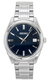 Seiko Stainless Steel Blue Dial Quartz SUR309P1 100M Men's Watch