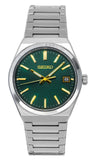Seiko Classic Stainless Steel Green Dial Quartz SUR601P1 100M Men's Watch