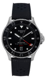 Tissot Seastar 1000 GMT Rubber Strap Black Dial Quartz Diver's T120.852.17.051.00 300M Men's Watch
