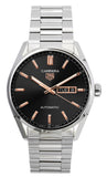 Tag Heuer Carrera Stainless Steel Black Dial Automatic WBN2013.BA0640 100M Men's Watch