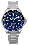 TAG Heuer Aquaracer Professional GMT Stainless Steel Blue Dial Automatic Diver's WBP5114.BA0013 300M Men's Watch