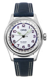 Oris Hank Aaron Limited Edition Leather Strap White Dial Automatic 01-754-7785-4081-Set Unisex Watch With Gift Set