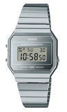 Casio Vintage Digital Stainless Steel Silver Dial Quartz A700WEV-7A Unisex Watch