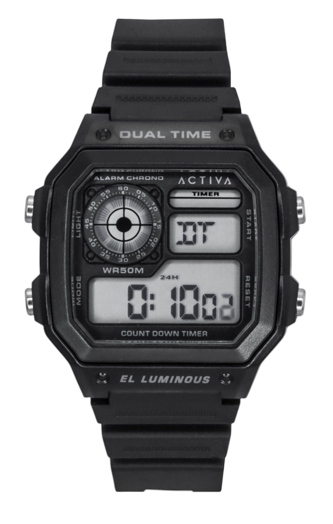 Invicta Activa Digital Polyurethane Strap Black Dial Quartz ACW1299-001 Men's Watch