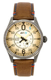 AVI-8 Spitfire Type 300 VE-Day 80th Limited Edition Leather Strap Cream Dial Automatic AV-4073-02 Men's Watch