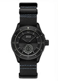 AVI-8 Flyboy Airmaster Sector Meca-Quartz Jet Black Nylon Strap Black Dial AV-4112-05 Men's Watch